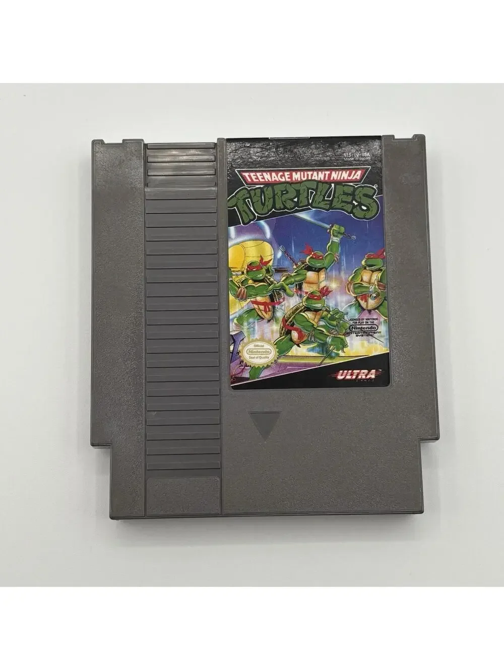 NES Teenage Mutant Ninja Turtles TMNT Game Cartridge 1989 Tested Works Nintendo